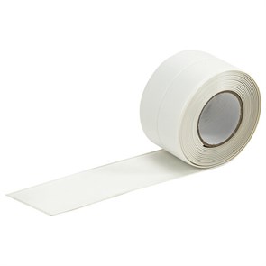 {{photo.Alt || photo.Description || 'Клейкая лента бордюрная для ванны и кухни 60 мм х 3,35 м, белая, акриловая основа, LAIMA, 608773'}}