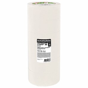 {{photo.Alt || photo.Description || 'Клейкая лента малярная креппированная 48 мм x 50 м, КОМПЛЕКТ 6 шт., STAFF &quot;BIG PACK2, 271958'}}