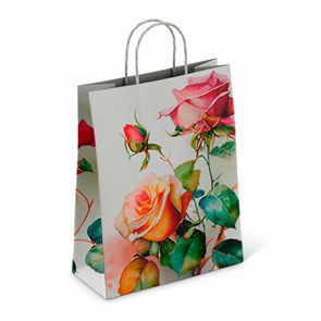 {{photo.Alt || photo.Description || 'Крафт-пакет бумажный &quot;Розы&quot; 22х12х25 см, с кручеными ручками, плотность 100 г/м2, белый, 114164'}}