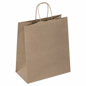 {{photo.Alt || photo.Description || 'Крафт-пакет бумажный 22х12х25 см, КОМПЛЕКТ 50 шт., крученые ручки, плотность 90 г/м2, LAIMA ECO CRAFT, 609684'}}