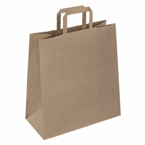 {{photo.Alt || photo.Description || 'Крафт-пакет бумажный 24х14х29 см, КОМПЛЕКТ 50 шт., плоские ручки, плотность 90 г/м2, LAIMA ECO CRAFT, 609687'}}