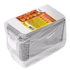 {{photo.Alt || photo.Description || 'Форма алюминиевая с крышкой для выпечки и хранения, 870 мл, КОМПЛЕКТ 50 шт., 217х113 мм, LAIMA, 607800'}}