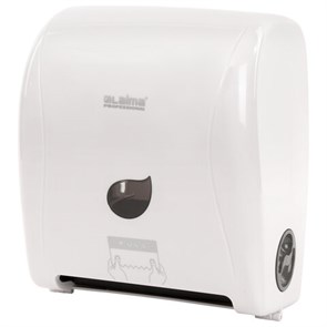 {{photo.Alt || photo.Description || 'Диспенсер для полотенец в рулонах LAIMA PROFESSIONAL ECO (Система H1), механический, белый, ABS-пластик, 606550'}}