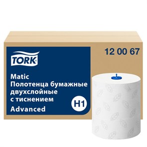 {{photo.Alt || photo.Description || 'Полотенца бумажные рулонные 150 м, TORK Matic (Система H1) ADVANCED, 2-слойные, белые, КОМПЛЕКТ 6 рулонов, 120067'}}
