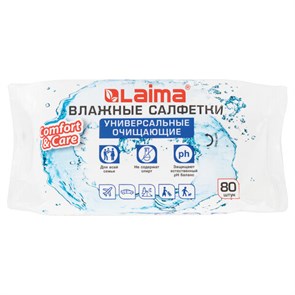 {{photo.Alt || photo.Description || 'Салфетки влажные 80 шт., УНИВЕРСАЛЬНЫЕ, очищающие для всей семьи, LAIMA, 128080'}}