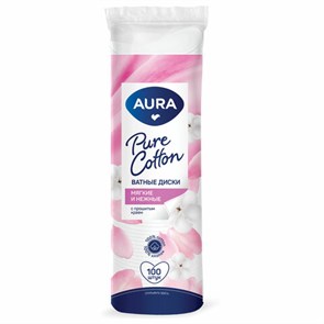 {{photo.Alt || photo.Description || 'Ватные диски КОМПЛЕКТ 100 шт., AURA, двусторонние, 20711, 13115'}}