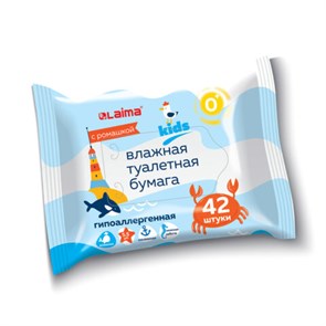 {{photo.Alt || photo.Description || 'Бумага туалетная влажная детская КОМПЛЕКТ (9 пачек х 42 шт.), БИОРАЗЛАГАЕМАЯ, смываемая, LAIMA Kids, 116529'}}