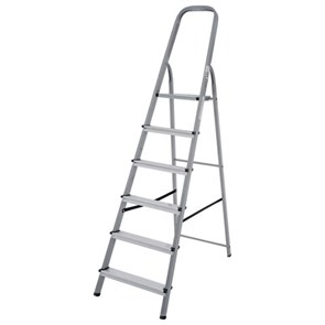 {{photo.Alt || photo.Description || 'Стремянка сталь / алюминий 6 ступени, высота площадки 1,25м, дуга 0,6м, площадка 26х26см, нагрузка 150кг, вес 7кг НОВАЯ ВЫСОТА, 1130106'}}