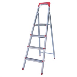 {{photo.Alt || photo.Description || 'Стремянка стальная 4 ступени, верхняя площадка 86 см, до 150 кг, облегченная, вес 6,3 кг, UFUK, ТУ 18/KRM404'}}