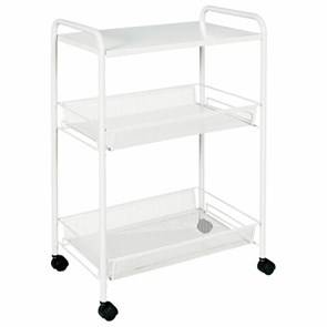 {{photo.Alt || photo.Description || 'Этажерка офисно-бытовая &quot;Ладья-33КС&quot;, 650х450х300 мм, 2 яруса + столик, металл, белая, Э 356 Б'}}