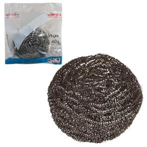 {{photo.Alt || photo.Description || 'Губка металлическая VILEDA Professional &quot;Инокс&quot;, для стойких загрязнений, нержавеющая сталь, вес 40 г, 100787'}}