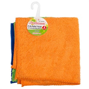 {{photo.Alt || photo.Description || 'Салфетки из МИКРОФИБРЫ 25х25 см, КОМПЛЕКТ 4 шт. (2 стандарт, 2 клетка), 180 г/м2, ЛЮБАША, 603936'}}