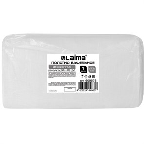 {{photo.Alt || photo.Description || 'Полотно ВАФЕЛЬНОЕ отбеленное, рулон 0,45х60 м, в пакете, плотность 200 (±10) г/м2, LAIMA, 609578'}}