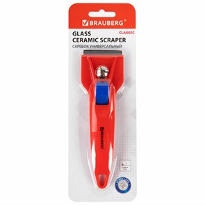 {{photo.Alt || photo.Description || 'Скребок для любых поверхностей (стеклокерамика, стекло, плитка) BRAUBERG &quot;CLASSIC&quot;, фиксатор, 607458'}}