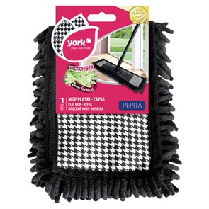 {{photo.Alt || photo.Description || 'Насадка МОП плоская 39х9 см из микрофибры СИНЕЛЬ высокий ворс, для швабры &quot;Pepita&quot;, YORK, 81312'}}