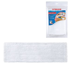 {{photo.Alt || photo.Description || 'Насадка МОП плоская для швабры/держателя 40 см, карманы (ТИП К), микрофибра, упаковка, LAIMA, 601476'}}