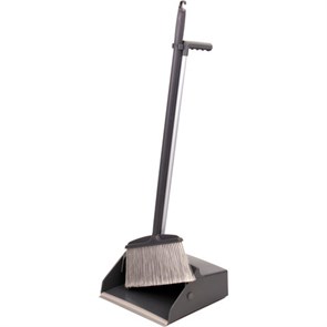 {{photo.Alt || photo.Description || 'Совок для мусора + щетка, рукоятки 80 см, &quot;БОЛЬШОЙ&quot;, для улицы, цеха, офиса, серый, LAIMA PROFESSIONAL, 606663'}}