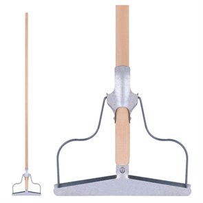 {{photo.Alt || photo.Description || 'Швабра для пола с металлическим зажимом, деревянный черенок 120 см, рабочая часть 20 см, ШВА 094'}}