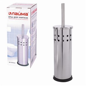 {{photo.Alt || photo.Description || 'Ерш для унитаза LAIMA, с подставкой, нержавеющая сталь, зеркальный, 601616'}}
