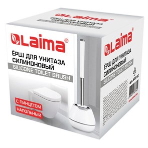 {{photo.Alt || photo.Description || 'Ершик для унитаза силиконовый STANDART TYPE (овальный) напольный, с пинцетом, LAIMA, 608132'}}