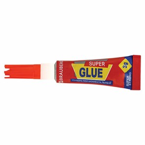 {{photo.Alt || photo.Description || 'Клей моментальный (суперклей) BRAUBERG, 3 г, ПРОЧНЫЙ, отрывная мультикарта, 605566'}}