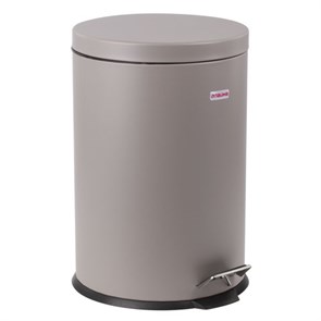 {{photo.Alt || photo.Description || 'Ведро мусорное с педалью 20 литров &quot;Classic&quot;, СЕРОЕ МАТОВОЕ, металлическое, со съемным внутренним ведром, LAIMA, 604946'}}