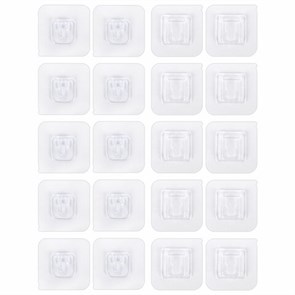 {{photo.Alt || photo.Description || 'Крючки-кронштейны самоклеящиеся 6х6 см, КОМПЛЕКТ 10 шт., акриловый клей, LAIMA Home, 608794'}}