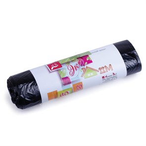 {{photo.Alt || photo.Description || 'Мешки для мусора, 60 л, черные, в рулоне 20 шт., ПНД, 7 мкм, 60х70 см, эконом, КБ, &quot;ЭкоДом&quot;, 1749'}}