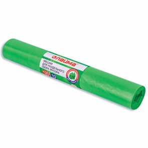 {{photo.Alt || photo.Description || 'Мешки для раздельного сбора мусора 120 л зеленые в рулоне 10 шт., ПВД 38 мкм, 70х108 см, LAIMA, 606708, 3873'}}