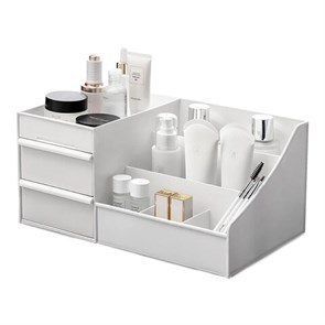 {{photo.Alt || photo.Description || 'Органайзер для хранения косметики, канцтоваров, мелочей, STANDARD, 27х16х11,5 см, DASWERK, 608472'}}