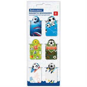 {{photo.Alt || photo.Description || 'Закладки для книг МАГНИТНЫЕ c высечкой, &quot;FOOTBALL&quot;, набор 6 шт., 35х25 мм, BRAUBERG, 113161'}}