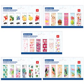 {{photo.Alt || photo.Description || 'Закладки для книг МАГНИТНЫЕ, &quot;MIX&quot;, набор 30 шт., 60x20 мм, BRAUBERG, 113175'}}