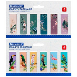 {{photo.Alt || photo.Description || 'Закладки для книг МАГНИТНЫЕ, &quot;TROPICS&quot;, набор 12 шт., 60x20 мм, BRAUBERG, 113172'}}