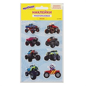 {{photo.Alt || photo.Description || 'Наклейки зефирные &quot;Машины&quot;, многоразовые, 10х15 см, ЮНЛАНДИЯ, 661784'}}