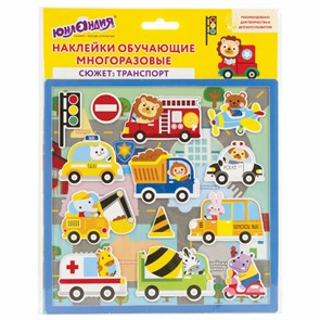 {{photo.Alt || photo.Description || 'Наклейки обучающие тематические из EVA &quot;Транспорт&quot;, 20х40 см, многоразовые, ЮНЛАНДИЯ, 663773'}}