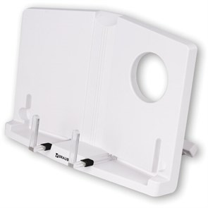 {{photo.Alt || photo.Description || 'Подставка для книг и учебников BRAUBERG, регулируемый наклон, пластик, белая, 237445'}}