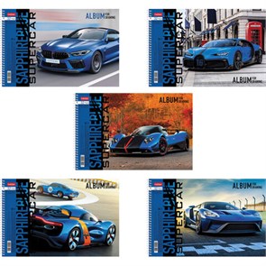 {{photo.Alt || photo.Description || 'Альбом для рисования А4 32 л., спираль, обложка картон, HATBER, 205х290 мм, &quot;BLUEsupercar&quot; (5 видов), 067365, 32А4Всп'}}