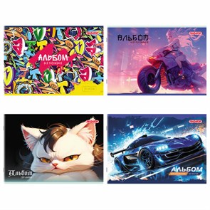 {{photo.Alt || photo.Description || 'Альбом для рисования А4, 20 листов, скоба, обложка офсет, ПИФАГОР, 203х288 мм, &quot;МИКС-1&quot;, 107102'}}