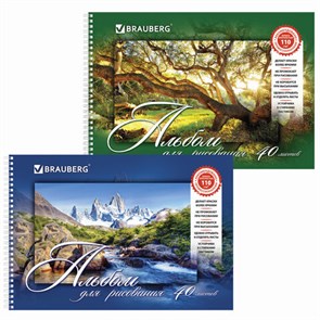 {{photo.Alt || photo.Description || 'Альбом для рисования, А4, 40 листов, гребень, обложка картон, BRAUBERG, 195х285 мм, &quot;Удивительная Природа&quot; (2 вида), 102832'}}