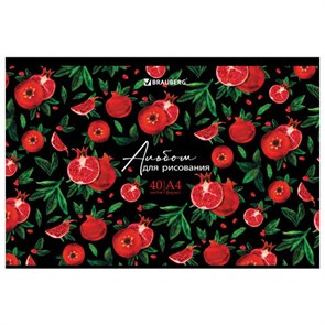 {{photo.Alt || photo.Description || 'Альбом для рисования, А4, 40 листов, скоба, глянцевый лак, BRAUBERG, 200х285 мм, &quot;Гранаты&quot;, 106705'}}