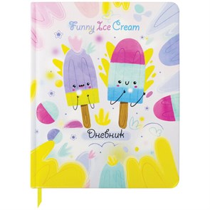 {{photo.Alt || photo.Description || 'Дневник 1-4 класс 48 л., кожзам (твердая с поролоном), печать, наклейки, ЮНЛАНДИЯ, &quot;Мороженки&quot;, 106219'}}