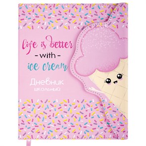 {{photo.Alt || photo.Description || 'Дневник 1-11 класс 48 л., кожзам (твердая), магнитный клапан, ЮНЛАНДИЯ, &quot;Мороженка&quot;, 106184'}}