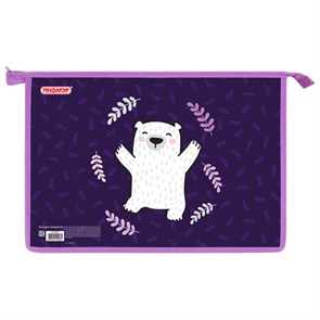 {{photo.Alt || photo.Description || 'Папка для тетрадей ПИФАГОР А4, 1 отделение, картон/пластик, на молнии, &quot;Happy bear&quot;, 272126'}}