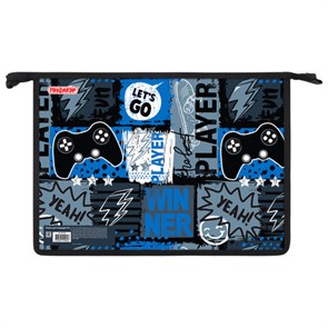 {{photo.Alt || photo.Description || 'Папка для тетрадей ПИФАГОР А4, 1 отделение, картон/пластик, на молнии, &quot;Press play&quot;, 272128'}}