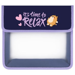 {{photo.Alt || photo.Description || 'Папка для тетрадей ЮНЛАНДИЯ А5, пластик, 2 отделения, клапан на липучке, &quot;Bored cat&quot;, 272189'}}