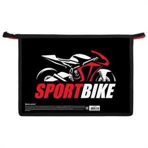 {{photo.Alt || photo.Description || 'Папка для труда на молнии BRAUBERG А4, 2 отделения, органайзер, &quot;Sport bike&quot;, 270981'}}