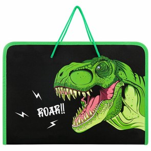 {{photo.Alt || photo.Description || 'Папка для труда на молнии с ручками ПИФАГОР А4, 1 отделение, пластик, органайзер, &quot;Dino roar&quot;, 272230'}}