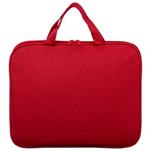 {{photo.Alt || photo.Description || 'Папка на молнии с ручками STAFF EVERYDAY, А4, полиэстер, красная, 270730'}}