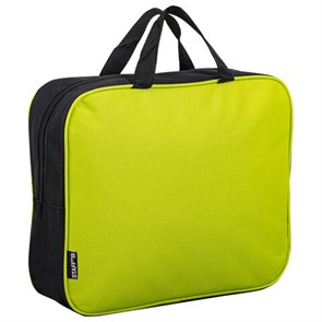 {{photo.Alt || photo.Description || 'Папка на молнии с ручками STAFF EVERYDAY, А4, ширина 80 мм, полиэстер, зеленая, 270742'}}