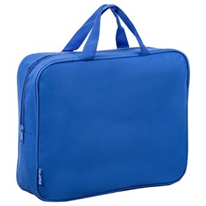 {{photo.Alt || photo.Description || 'Папка на молнии с ручками STAFF EVERYDAY, А4, ширина 80 мм, полиэстер, синяя, 270740'}}